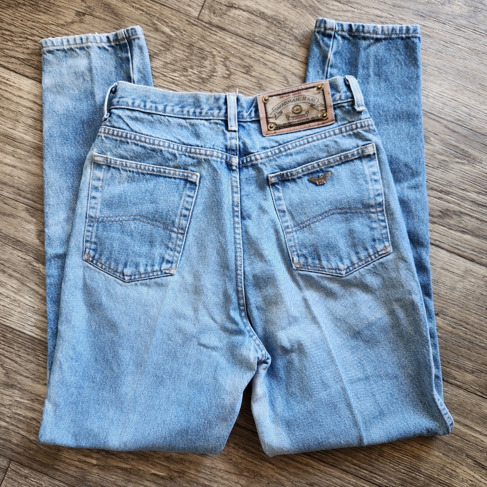 Vintage Armani Jeans Classic Blue Denim Jeans